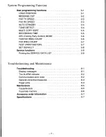 Предварительный просмотр 8 страницы Panasonic KXF110 - CONSUMER FACSIMILE Operating Instructions Manual