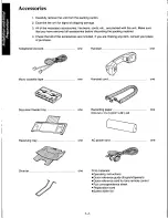 Предварительный просмотр 10 страницы Panasonic KXF110 - CONSUMER FACSIMILE Operating Instructions Manual