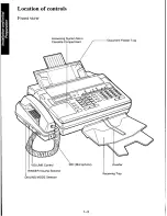 Предварительный просмотр 12 страницы Panasonic KXF110 - CONSUMER FACSIMILE Operating Instructions Manual