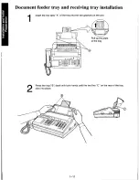 Предварительный просмотр 20 страницы Panasonic KXF110 - CONSUMER FACSIMILE Operating Instructions Manual