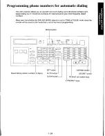 Предварительный просмотр 33 страницы Panasonic KXF110 - CONSUMER FACSIMILE Operating Instructions Manual