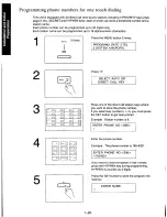 Предварительный просмотр 34 страницы Panasonic KXF110 - CONSUMER FACSIMILE Operating Instructions Manual