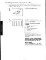 Предварительный просмотр 46 страницы Panasonic KXF110 - CONSUMER FACSIMILE Operating Instructions Manual