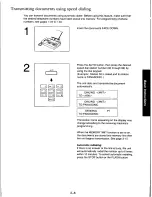 Предварительный просмотр 47 страницы Panasonic KXF110 - CONSUMER FACSIMILE Operating Instructions Manual