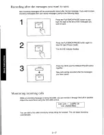 Предварительный просмотр 58 страницы Panasonic KXF110 - CONSUMER FACSIMILE Operating Instructions Manual