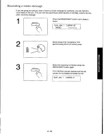 Предварительный просмотр 59 страницы Panasonic KXF110 - CONSUMER FACSIMILE Operating Instructions Manual