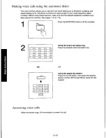 Предварительный просмотр 62 страницы Panasonic KXF110 - CONSUMER FACSIMILE Operating Instructions Manual