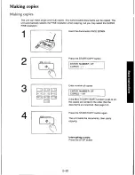 Предварительный просмотр 63 страницы Panasonic KXF110 - CONSUMER FACSIMILE Operating Instructions Manual