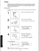 Предварительный просмотр 68 страницы Panasonic KXF110 - CONSUMER FACSIMILE Operating Instructions Manual