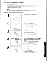 Предварительный просмотр 73 страницы Panasonic KXF110 - CONSUMER FACSIMILE Operating Instructions Manual