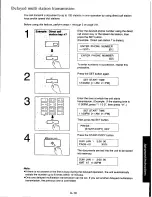 Предварительный просмотр 75 страницы Panasonic KXF110 - CONSUMER FACSIMILE Operating Instructions Manual