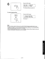 Предварительный просмотр 77 страницы Panasonic KXF110 - CONSUMER FACSIMILE Operating Instructions Manual