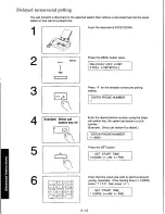 Предварительный просмотр 78 страницы Panasonic KXF110 - CONSUMER FACSIMILE Operating Instructions Manual