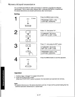 Предварительный просмотр 82 страницы Panasonic KXF110 - CONSUMER FACSIMILE Operating Instructions Manual