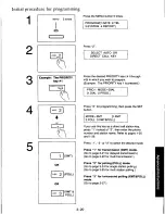 Предварительный просмотр 85 страницы Panasonic KXF110 - CONSUMER FACSIMILE Operating Instructions Manual