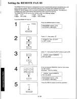 Предварительный просмотр 104 страницы Panasonic KXF110 - CONSUMER FACSIMILE Operating Instructions Manual