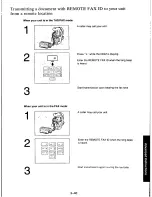 Предварительный просмотр 105 страницы Panasonic KXF110 - CONSUMER FACSIMILE Operating Instructions Manual