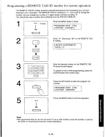 Предварительный просмотр 107 страницы Panasonic KXF110 - CONSUMER FACSIMILE Operating Instructions Manual