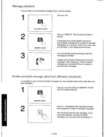 Предварительный просмотр 108 страницы Panasonic KXF110 - CONSUMER FACSIMILE Operating Instructions Manual