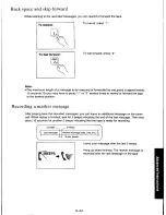 Предварительный просмотр 109 страницы Panasonic KXF110 - CONSUMER FACSIMILE Operating Instructions Manual