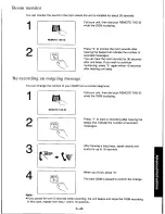 Предварительный просмотр 111 страницы Panasonic KXF110 - CONSUMER FACSIMILE Operating Instructions Manual