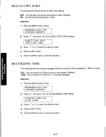 Предварительный просмотр 132 страницы Panasonic KXF110 - CONSUMER FACSIMILE Operating Instructions Manual