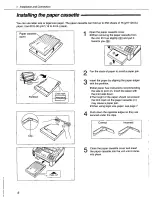 Предварительный просмотр 6 страницы Panasonic KXF1100 - FAX Operating Instructions Manual