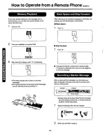 Предварительный просмотр 36 страницы Panasonic KXF120 - CONSUMER FACSIMILE Operating Instructions Manual