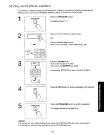 Предварительный просмотр 63 страницы Panasonic KXF130 - CONSUMER FACSIMILE Operating Instructions Manual