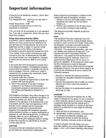 Предварительный просмотр 3 страницы Panasonic KXF140 - ANSWERING SYSTEM Operating Instructions Manual