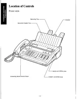 Предварительный просмотр 10 страницы Panasonic KXF140 - ANSWERING SYSTEM Operating Instructions Manual