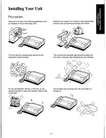 Предварительный просмотр 15 страницы Panasonic KXF140 - ANSWERING SYSTEM Operating Instructions Manual