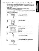 Предварительный просмотр 39 страницы Panasonic KXF140 - ANSWERING SYSTEM Operating Instructions Manual