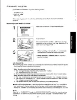 Предварительный просмотр 49 страницы Panasonic KXF140 - ANSWERING SYSTEM Operating Instructions Manual