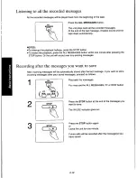 Предварительный просмотр 54 страницы Panasonic KXF140 - ANSWERING SYSTEM Operating Instructions Manual