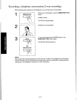 Предварительный просмотр 56 страницы Panasonic KXF140 - ANSWERING SYSTEM Operating Instructions Manual