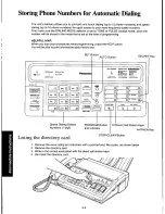 Предварительный просмотр 60 страницы Panasonic KXF140 - ANSWERING SYSTEM Operating Instructions Manual