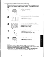 Предварительный просмотр 61 страницы Panasonic KXF140 - ANSWERING SYSTEM Operating Instructions Manual