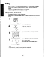 Предварительный просмотр 68 страницы Panasonic KXF140 - ANSWERING SYSTEM Operating Instructions Manual