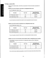 Предварительный просмотр 72 страницы Panasonic KXF140 - ANSWERING SYSTEM Operating Instructions Manual