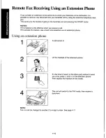 Предварительный просмотр 76 страницы Panasonic KXF140 - ANSWERING SYSTEM Operating Instructions Manual