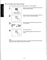 Предварительный просмотр 84 страницы Panasonic KXF140 - ANSWERING SYSTEM Operating Instructions Manual