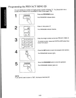 Предварительный просмотр 86 страницы Panasonic KXF140 - ANSWERING SYSTEM Operating Instructions Manual