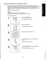 Предварительный просмотр 93 страницы Panasonic KXF140 - ANSWERING SYSTEM Operating Instructions Manual