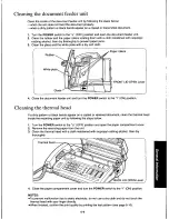 Предварительный просмотр 111 страницы Panasonic KXF140 - ANSWERING SYSTEM Operating Instructions Manual