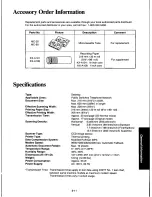 Предварительный просмотр 113 страницы Panasonic KXF140 - ANSWERING SYSTEM Operating Instructions Manual