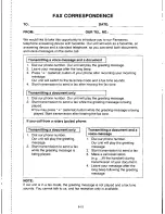 Предварительный просмотр 117 страницы Panasonic KXF140 - ANSWERING SYSTEM Operating Instructions Manual