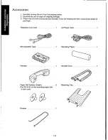 Предварительный просмотр 16 страницы Panasonic KXF160 - CONSUMER FACSIMILE Operating Instructions Manual