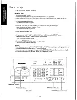 Предварительный просмотр 34 страницы Panasonic KXF160 - CONSUMER FACSIMILE Operating Instructions Manual