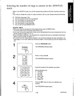 Предварительный просмотр 37 страницы Panasonic KXF160 - CONSUMER FACSIMILE Operating Instructions Manual